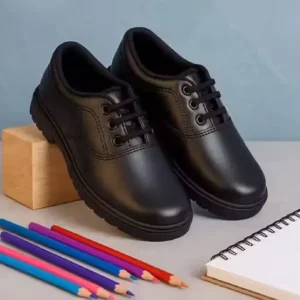 Black school shoes for kid boy 6no